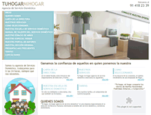 Tablet Screenshot of agenciaserviciodomestico.com